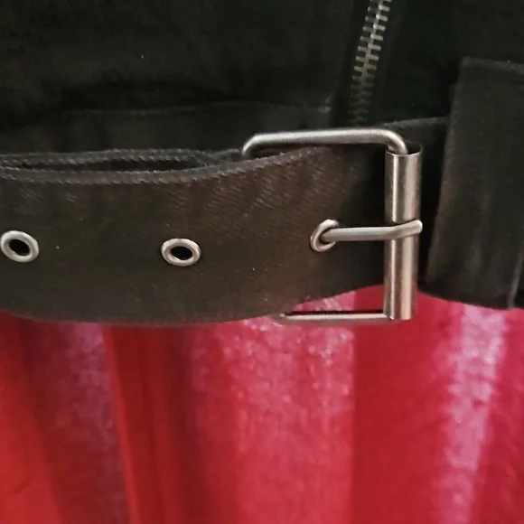 Forever 21 Black Denim Bomber Jacket - Picture 3 of 6